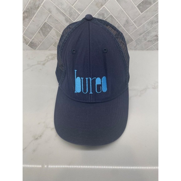 Patagonia Trucker Hat Snapback Navy Blue‎ One Size Fits All OSFA Bureo Logo - Picture 1 of 7
